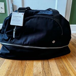 Lululemon Athletica Black Travel Duffel Bag